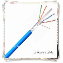 Protegido CAT6 FTP CMR Riser Classificação Rede Ethernet Bulk Cable STP 1000FT - Cinzento